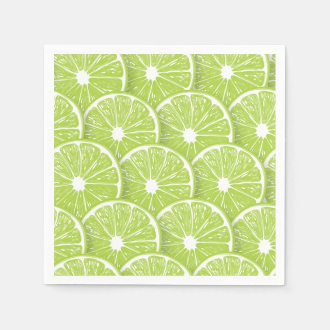 Servilleta De Papel Lime Slices (Anverso)