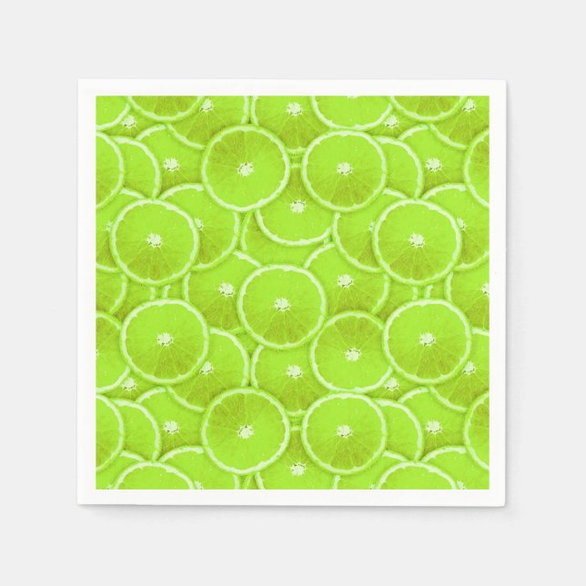 Servilleta De Papel Lime Slices (Anverso)