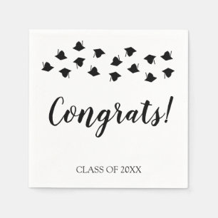 Servilleta De Papel Límite máximo de graduación de los congratos clase