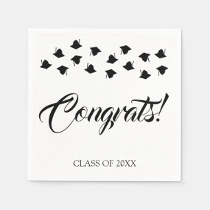 Servilleta De Papel Límite máximo de graduación de los congratos clase