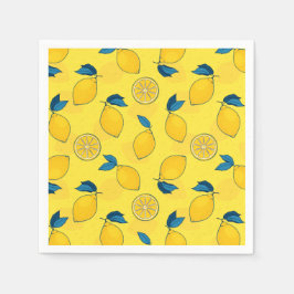 Servilleta De Papel Limón de cítricos fresco