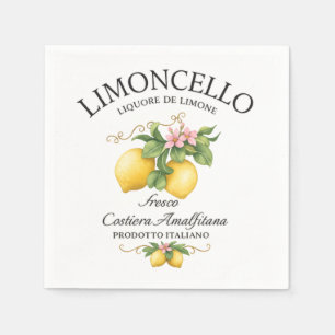 Servilleta De Papel Limoncello Italia Costa de Amalfi