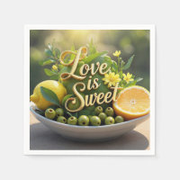 Limones soleados de verano, aceitunas, rodajas de 