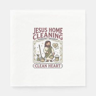Servilleta De Papel Limpieza del Hogar de Jesús Limpia el Corazón Limp