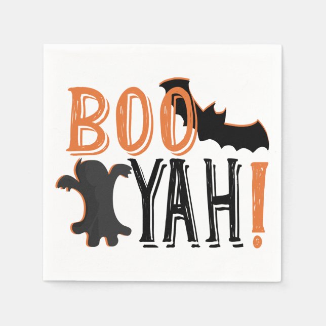 Servilleta De Papel lindo booyah halloween (Anverso)