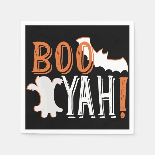 Servilleta De Papel lindo booyah halloween (Anverso)