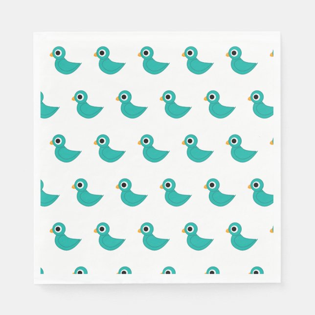 Servilleta De Papel Lindo pájaro azul (Anverso)