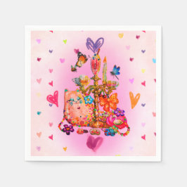 Servilleta De Papel Lindo Pastel