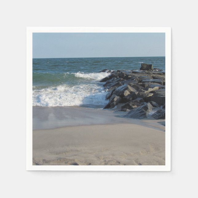 Servilleta De Papel Línea costera (Anverso)