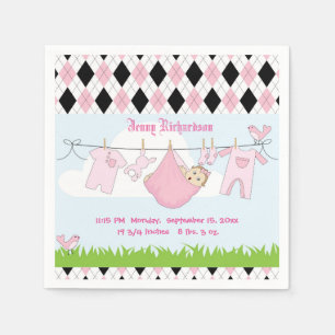 Servilleta De Papel Línea Cute Baby Clothes