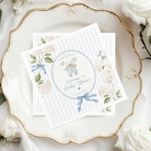 Servilleta De Papel Línea de ropa para Baby Shower de guardería france