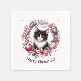 Servilleta De Papel Línea festiva en una corona festividad 3 -