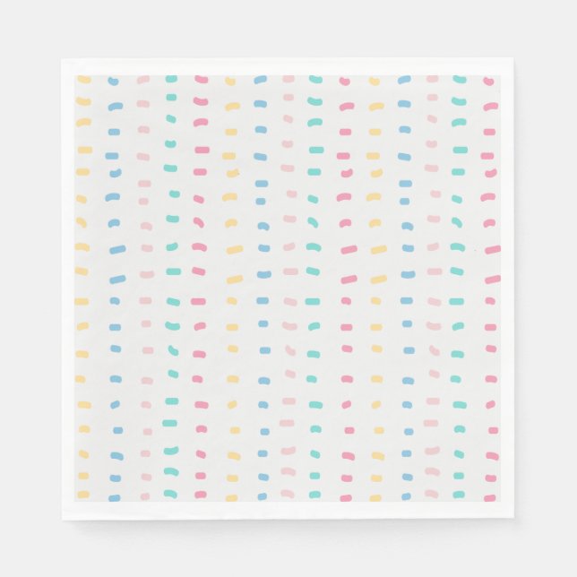 Servilleta De Papel Líneas de patrón (Anverso)