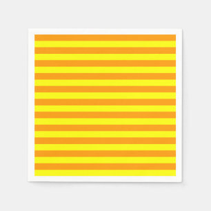 Servilleta De Papel Líneas de rayas Naranjas amarillas