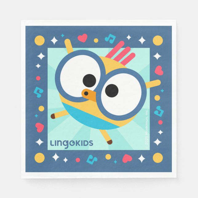Servilleta De Papel Lingokids Party Paper Napkins with Billy (Anverso)