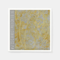 Lino plateado estándar de Napkin para bodas