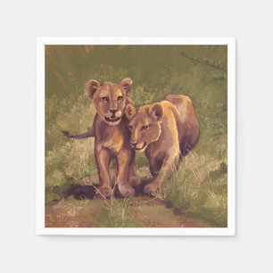 Servilleta De Papel Lion Cubs
