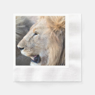Servilleta De Papel Lion Portrait