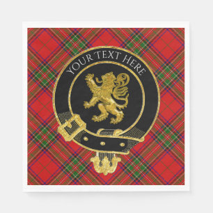 Servilleta De Papel Lion Tartán, Escudo de Clan de Escocia