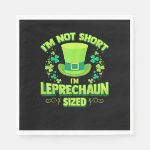 Servilleta De Papel Liprechaun Gag Gigante Breve Mujer Shamrock T-S