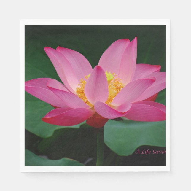 Servilleta De Papel Lirio de agua (Anverso)