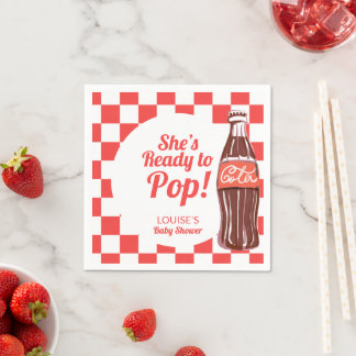 Servilleta De Papel Listo Para Estallar Soda Pop Cola Baby Shower