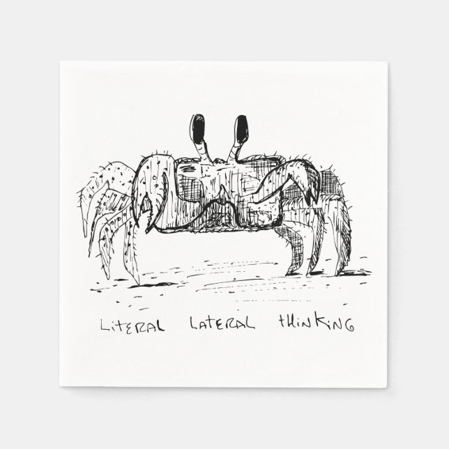 Servilleta De Papel Literal Lateral Thinking (Anverso)