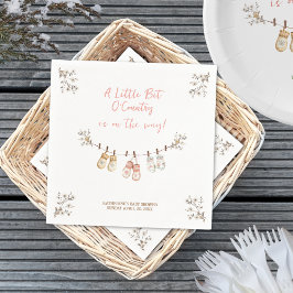 Servilleta De Papel Little Bit of Country Winter Boho Baby Girl Shower