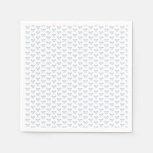 Servilleta De Papel Little Blue Bow Baby Shower Boy Cumpleaños