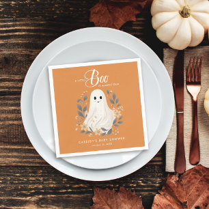 Servilleta De Papel Little Boo Boho Ghost Halloween Baby Shower