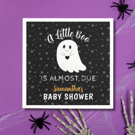 Servilleta De Papel Little Boo Ghost Halloween Baby Shower