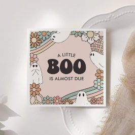 Servilleta De Papel Little Boo Ghost Halloween Baby Shower