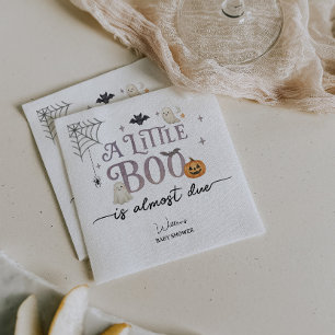 Servilleta De Papel Little Boo Halloween Baby Shower