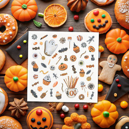 Servilleta De Papel Little Boo Halloween Baby Shower