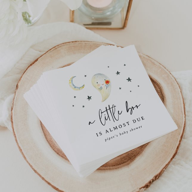 Servilleta De Papel Little Boo Halloween Baby Shower (Subido por el creador)