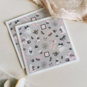 Servilleta De Papel Little Boo Halloween Chica Baby Shower