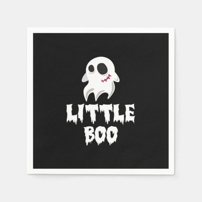 Servilleta De Papel Little Boo In Halloween Cool Graphic (Anverso)