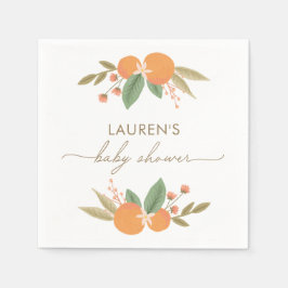 Servilleta De Papel Little Cutie Citrus Baby Shower