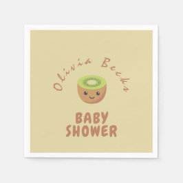 Servilleta De Papel Little Cutie Kiwi Baby Shower