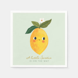 Servilleta De Papel Little Cutie Lemon Baby Shower