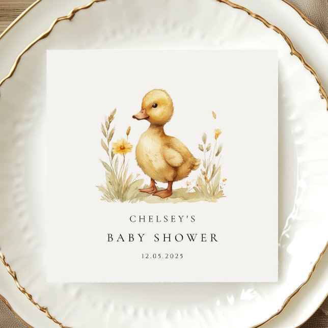 Servilleta De Papel Little Duckling Baby Shower (Subido por el creador)