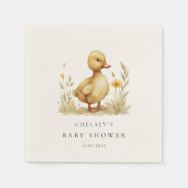 Servilleta De Papel Little Duckling Baby Shower