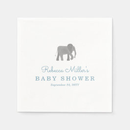 Servilleta De Papel Little Elephant Baby Shower