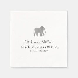 Servilleta De Papel Little Elephant Baby Shower