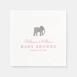 Servilleta De Papel Little Elephant Baby Shower