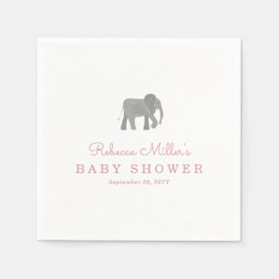 Servilleta De Papel Little Elephant Baby Shower