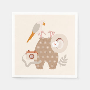 Servilleta De Papel Little Explorer Adventure Awath Boho Cocktail
