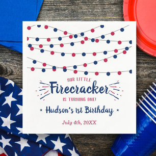 Servilleta De Papel Little Firecracker 4 Del 1 De Julio