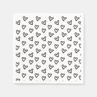 Servilleta De Papel Little Hearts Cocktail Napkin