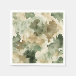 Servilleta De Papel Little Hunter Duck Hunting Camo Boy Baby Shower